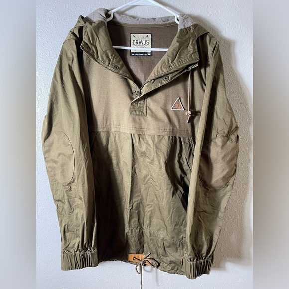 Dravus Hoodie Anorak Windbreaker Pullover Sz M - Picture 1 of 13